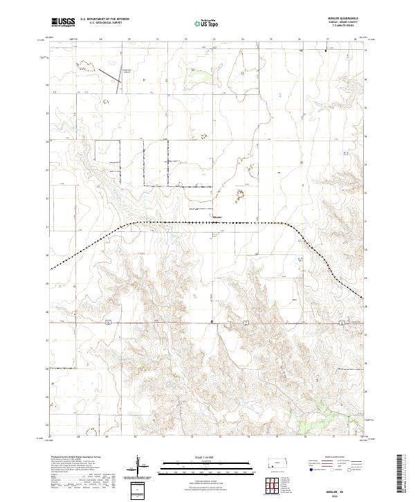 USGS Topographic Map – Missler