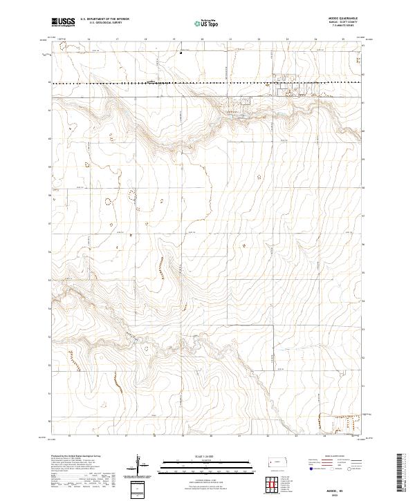 USGS Topographic Map – Modoc