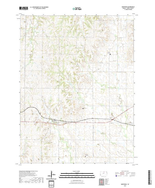 USGS Topographic Map – Montrose