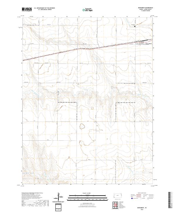 USGS Topographic Map – Monument