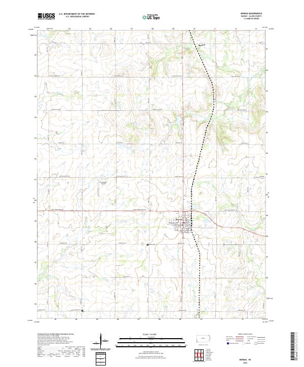 USGS Topographic Map – Moran