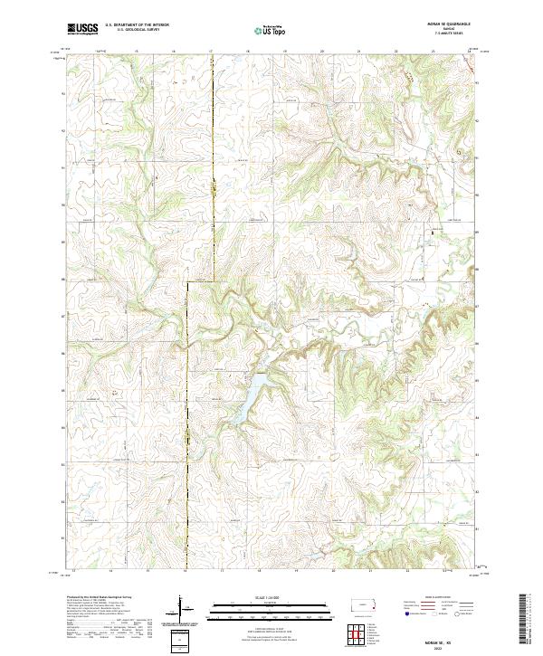 USGS Topographic Map – Moran SE