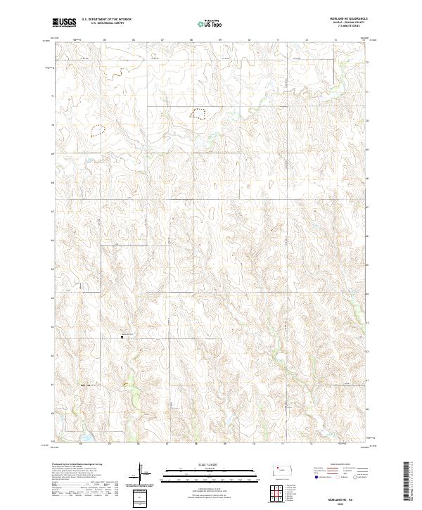 USGS Topographic Map – Morland NE