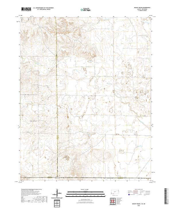 USGS Topographic Map – Mount Helen