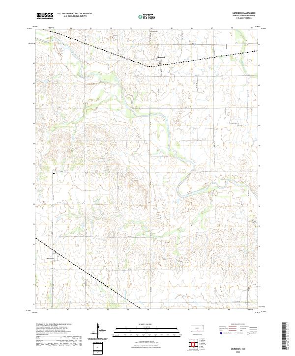 USGS Topographic Map – Murdock