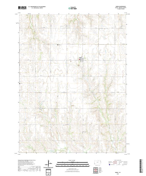 USGS Topographic Map – Narka