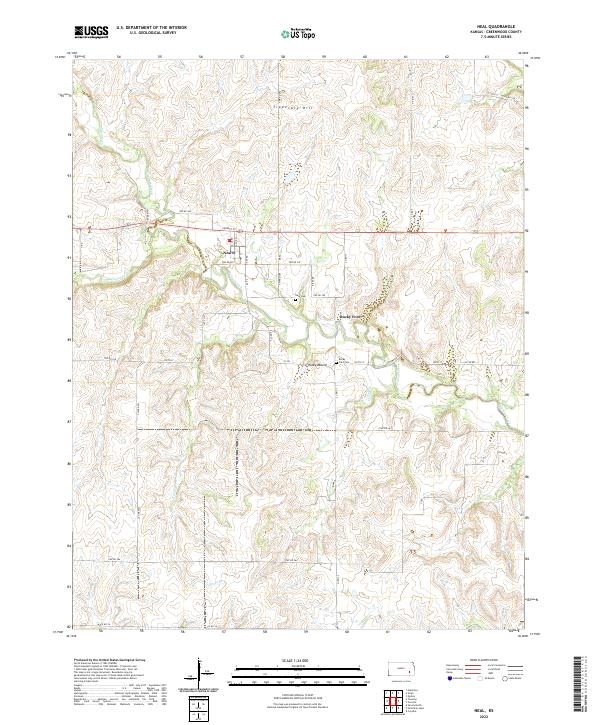USGS Topographic Map – Neal