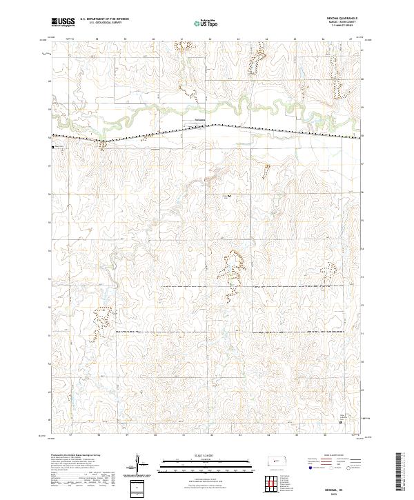 USGS Topographic Map – Nekoma