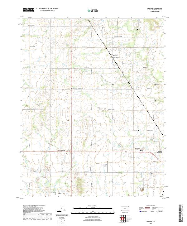 USGS Topographic Map – Neutral