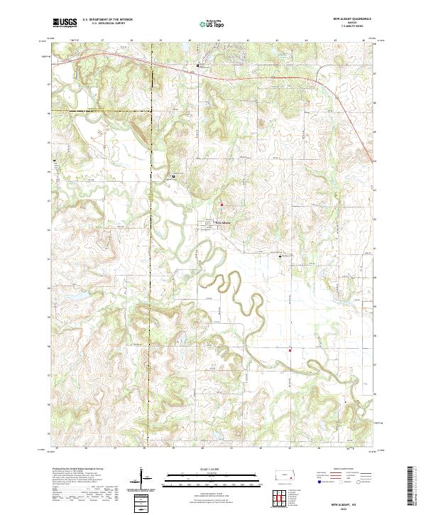 USGS Topographic Map – New Albany