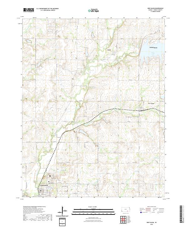 USGS Topographic Map – New Salem