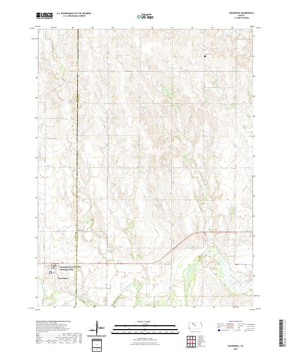USGS Topographic Map – Nicodemus