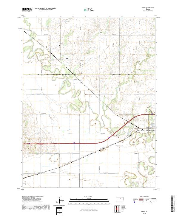 USGS Topographic Map – Niles