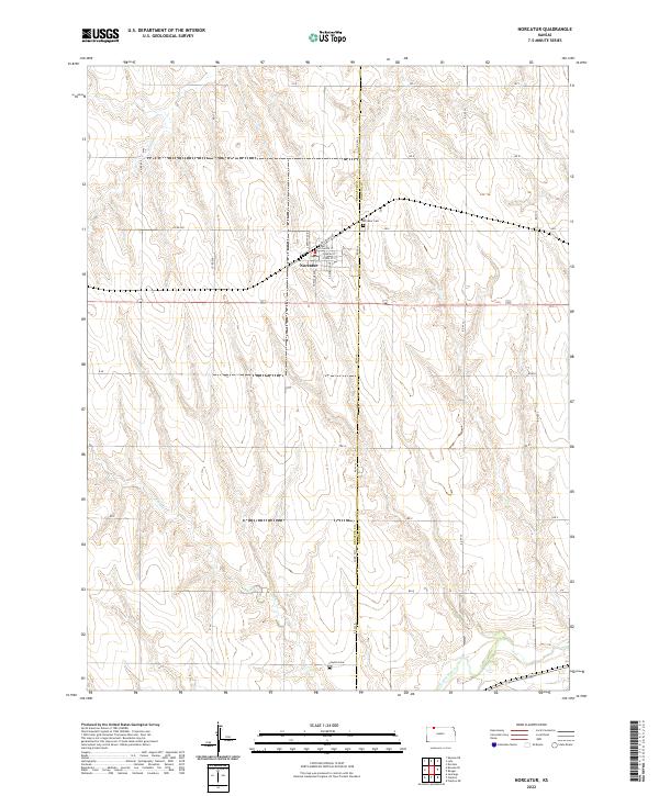 USGS Topographic Map – Norcatur