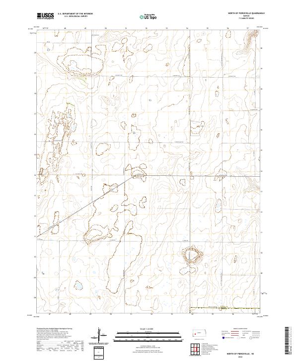 USGS Topographic Map – North of Pierceville