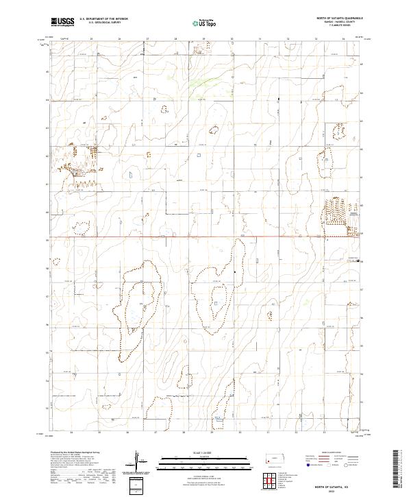 2022 Map of North of Satanta, 2022 Print