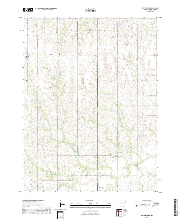USGS Topographic Map – Northbranch