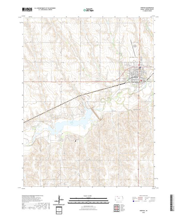 USGS Topographic Map – Norton