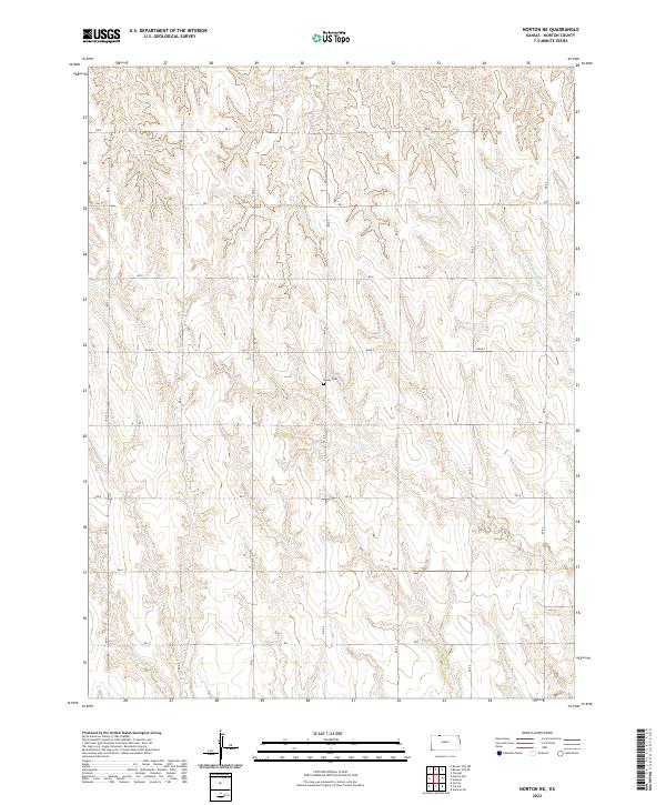 USGS Topographic Map – Norton NE