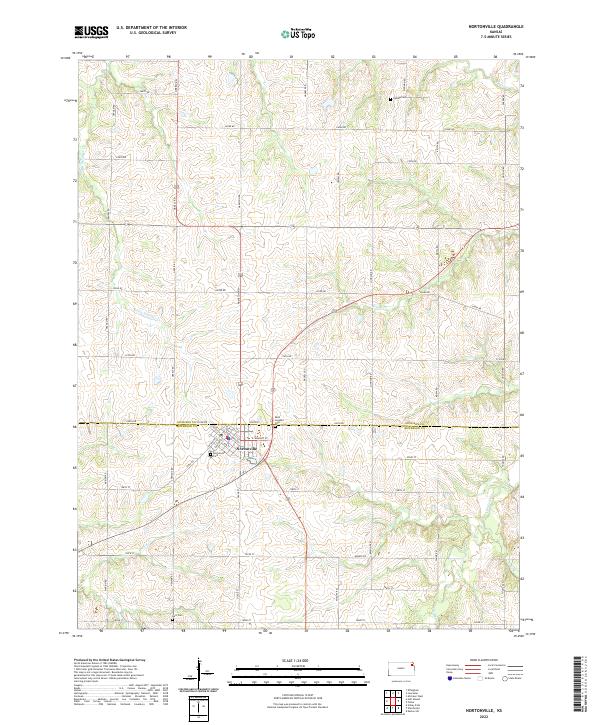 USGS Topographic Map – Nortonville