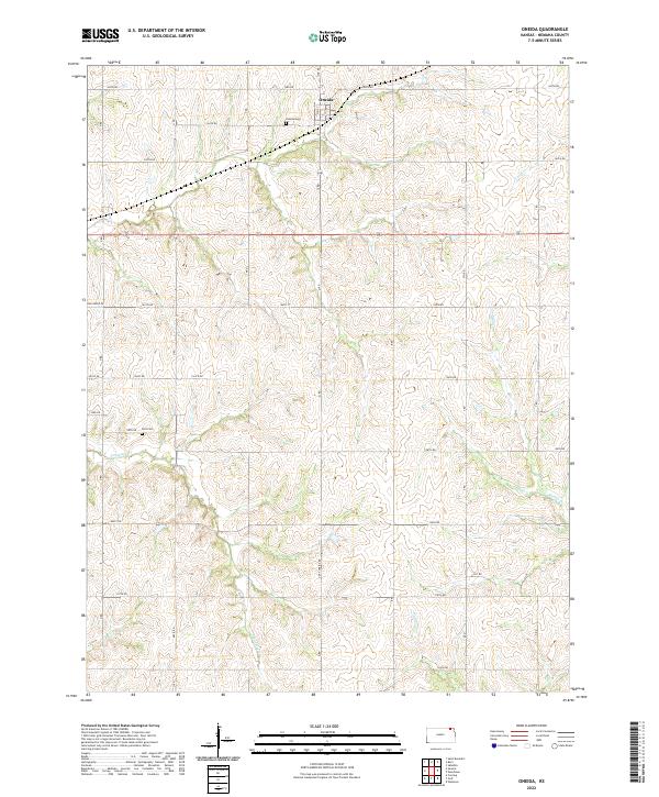 USGS Topographic Map – Oneida