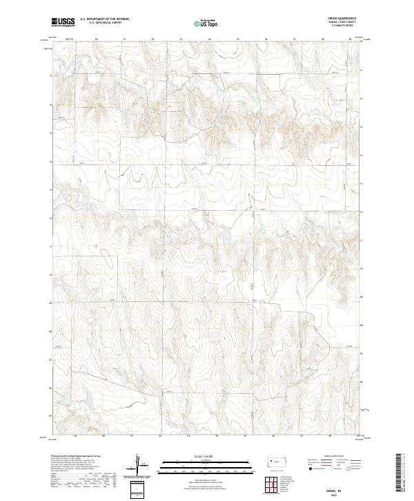 USGS Topographic Map – Orion