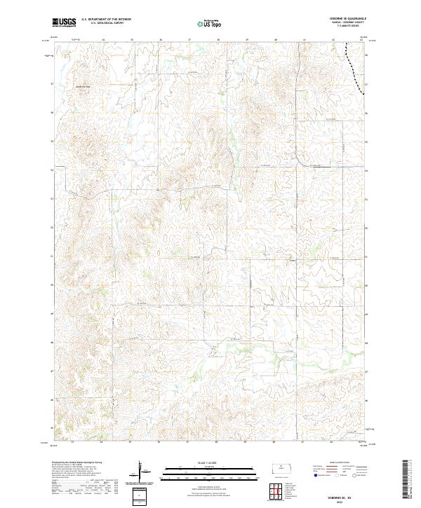 USGS Topographic Map – Osborne SE