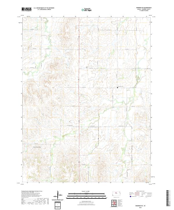 USGS Topographic Map – Osborne SW
