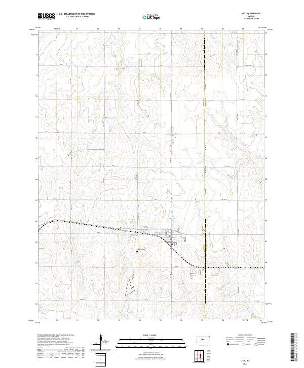 USGS Topographic Map – Otis
