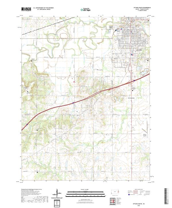 USGS Topographic Map – Ottawa South