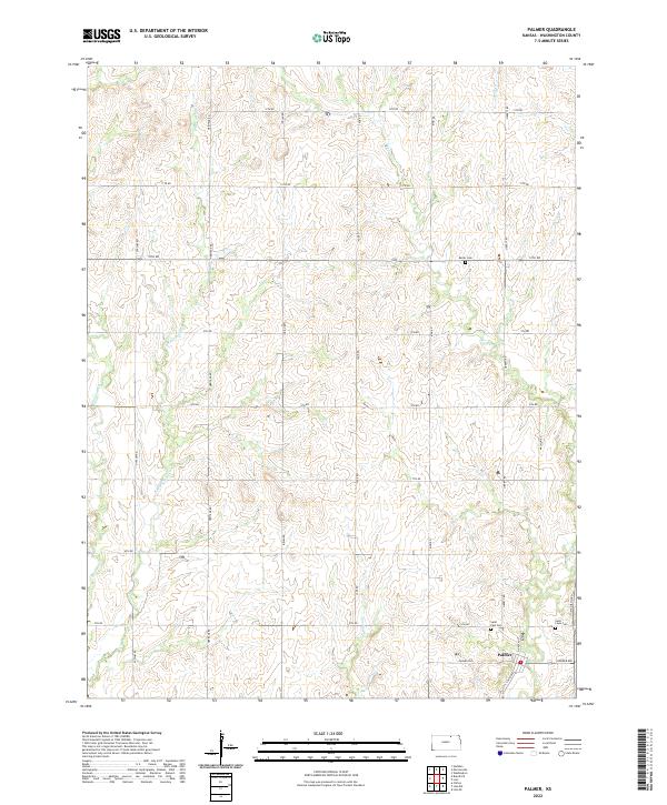USGS Topographic Map – Palmer