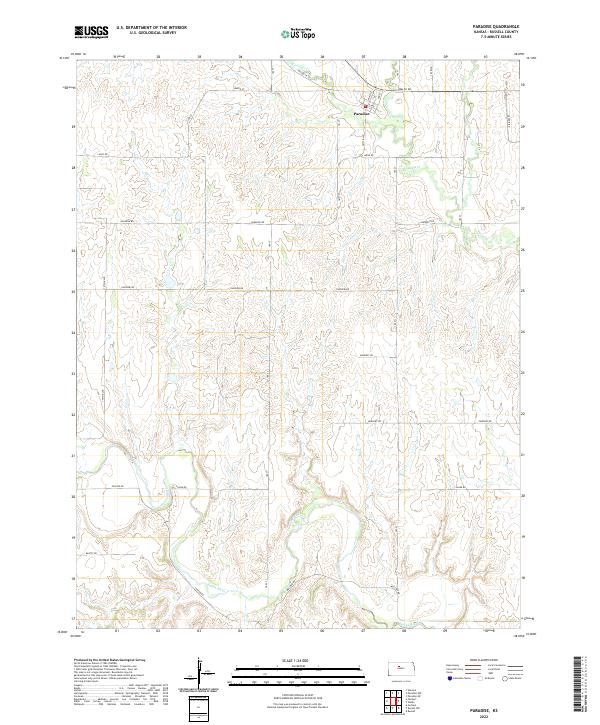 USGS Topographic Map – Paradise