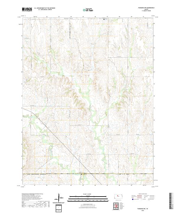 USGS Topographic Map – Paradise NW