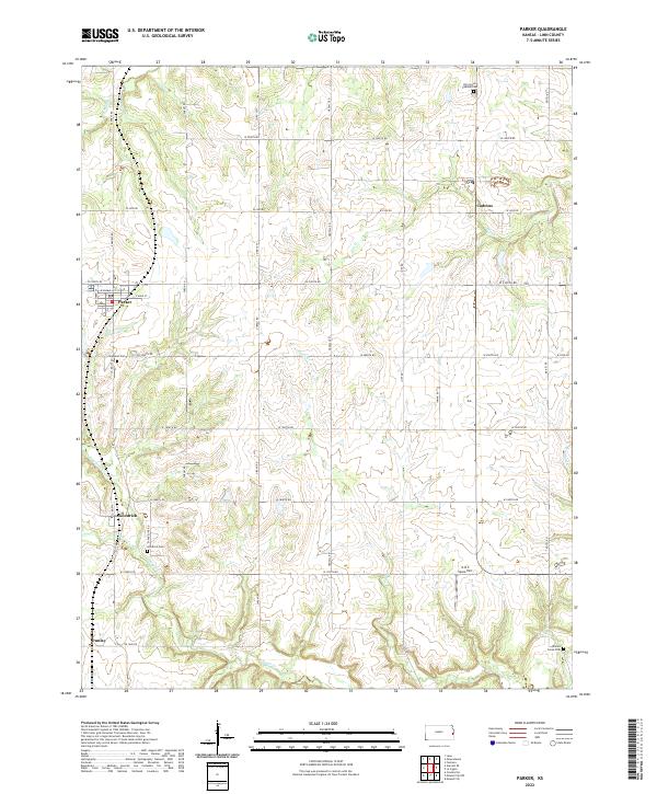 USGS Topographic Map – Parker