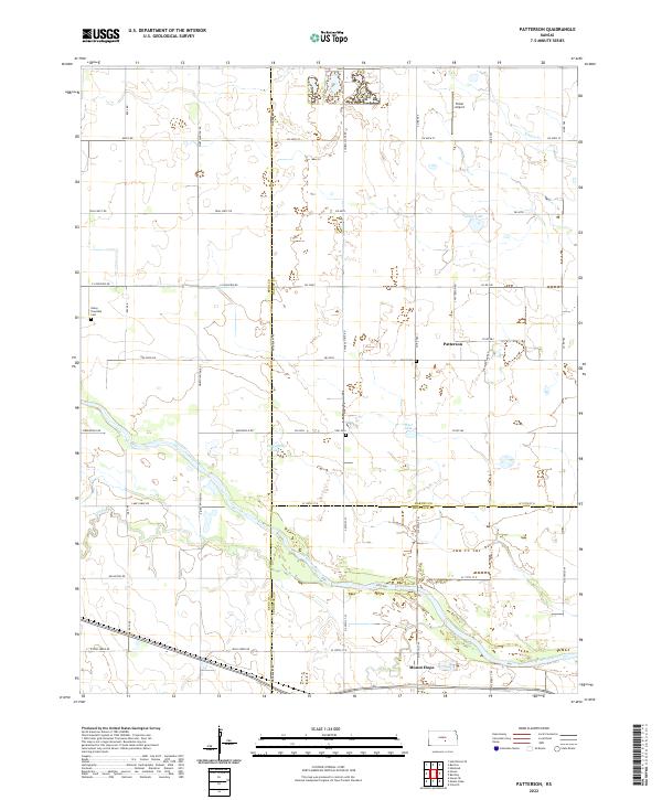 USGS Topographic Map – Patterson