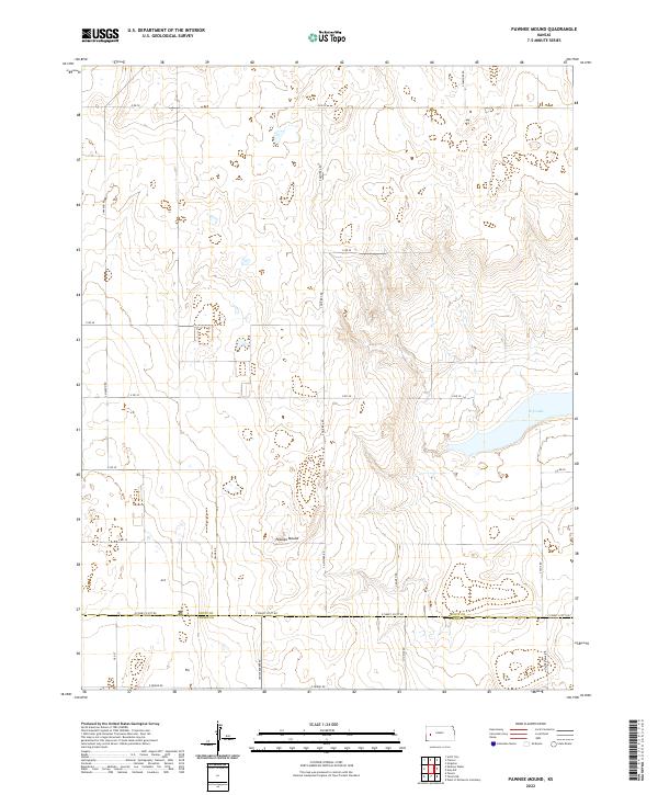 USGS Topographic Map – Pawnee Mound