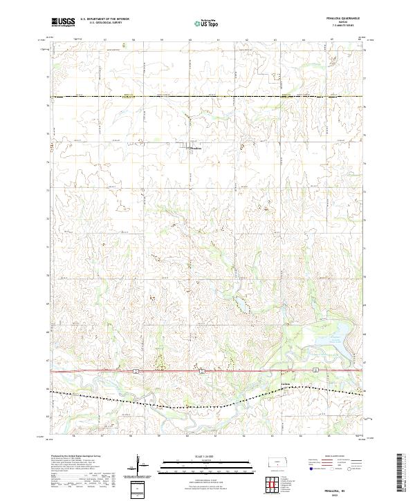 USGS Topographic Map – Penalosa