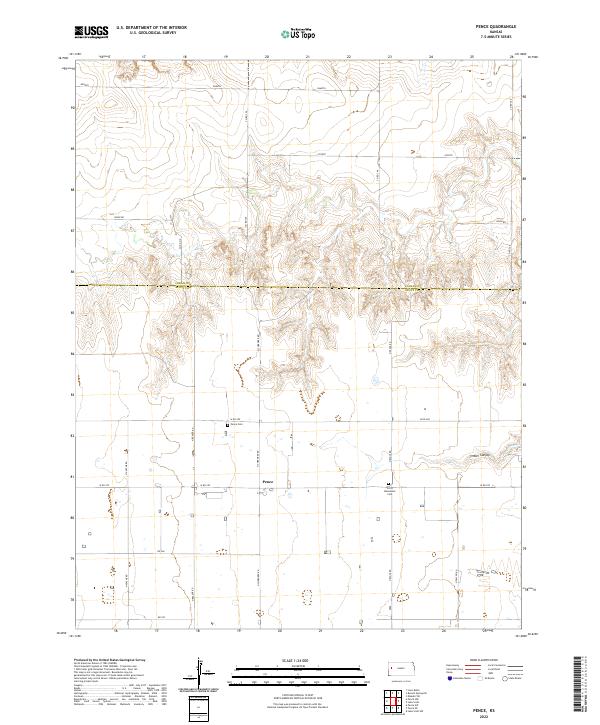 USGS Topographic Map – Pence