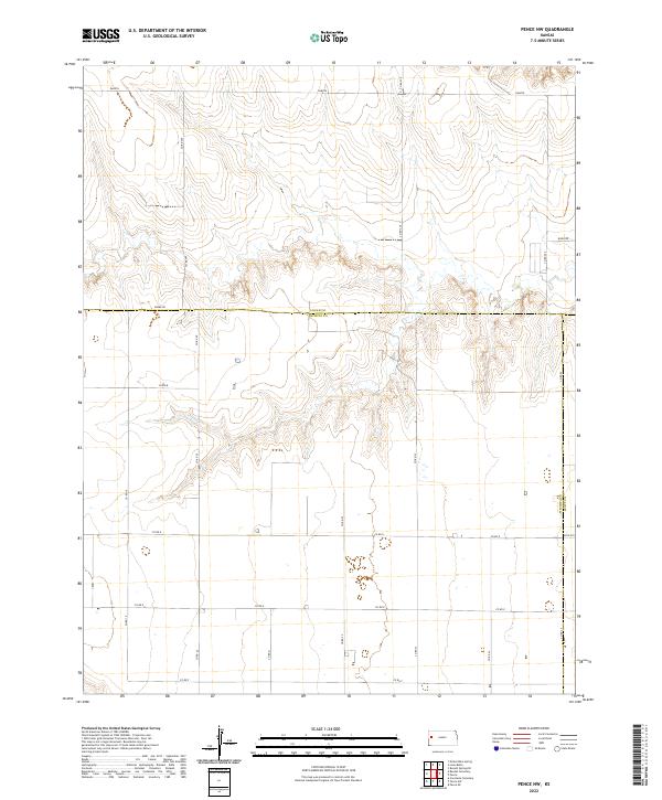 USGS Topographic Map – Pence NW