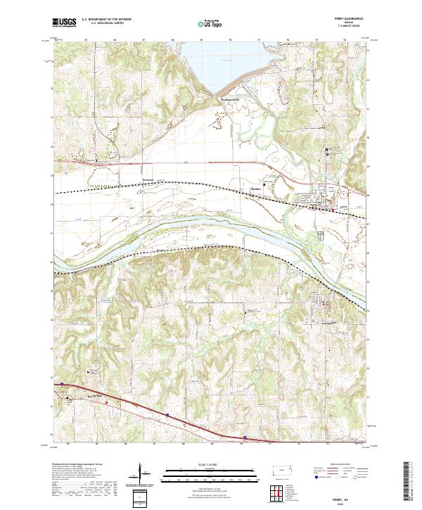 USGS Topographic Map – Perry