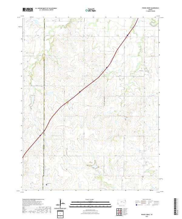 2022 Map of Phenis Creek, 2022 Print
