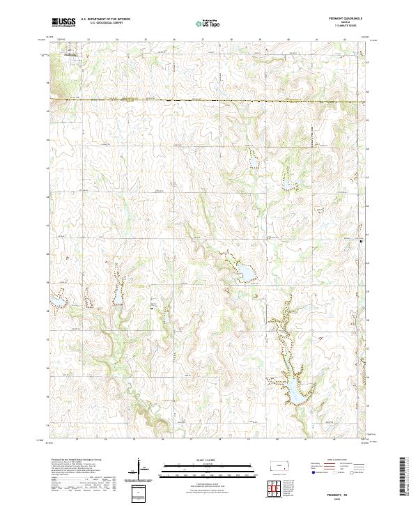 USGS Topographic Map – Piedmont