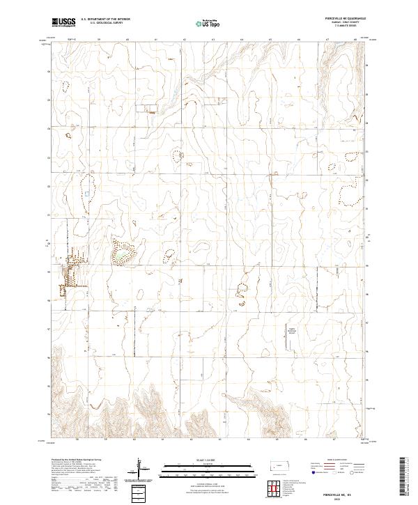 USGS Topographic Map – Pierceville NE