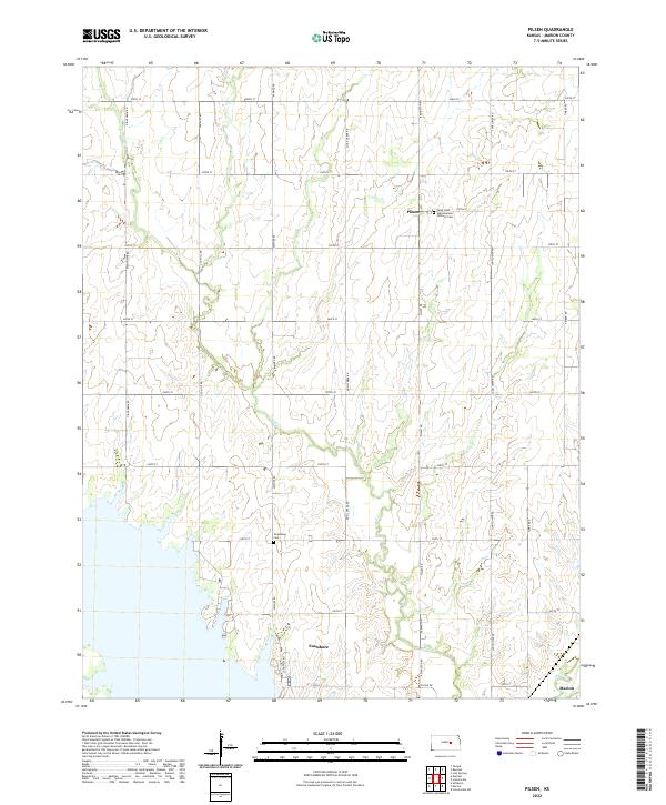 USGS Topographic Map – Pilsen