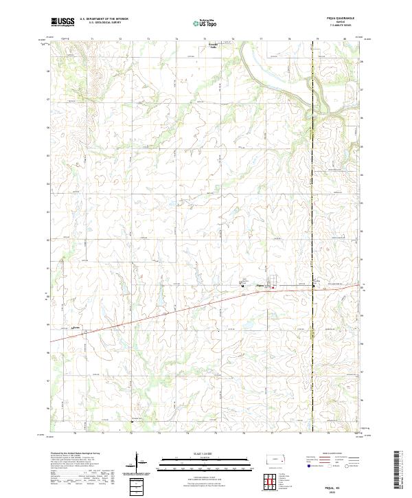 USGS Topographic Map – Piqua
