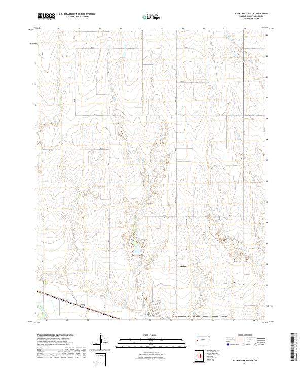 USGS Topographic Map – Plum Creek South