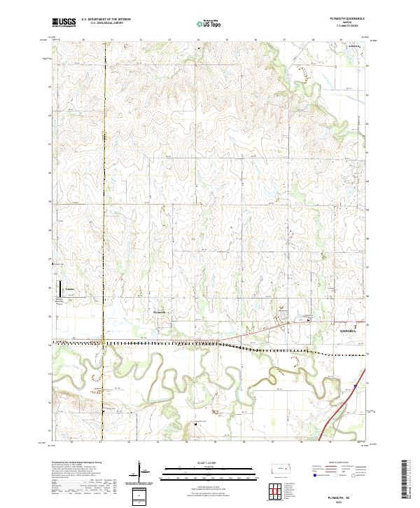 USGS Topographic Map – Plymouth