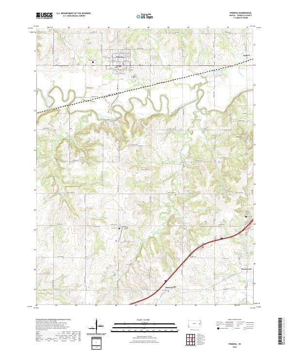 USGS Topographic Map – Pomona