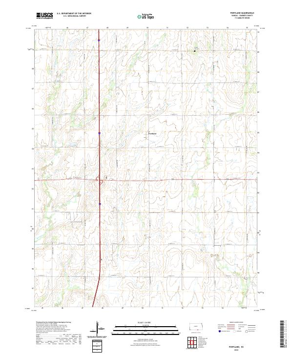 USGS Topographic Map – Portland