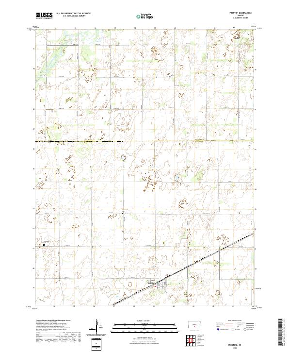 USGS Topographic Map – Preston